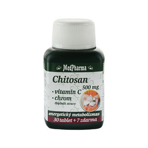 MedPharma Chitosan 500 mg + vitamin C + chrom 37 tablet