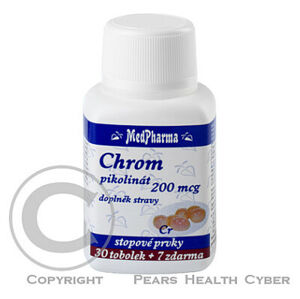 MEDPHARMA Chrom pikolinát 200 mg 37 tobolek