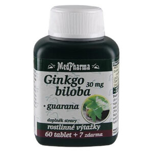 MEDPHARMA Ginkgo biloba + guarana 67 tablet, poškozený obal
