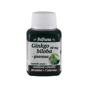 MEDPHARMA Ginkgo biloba + guarana 37 tablet