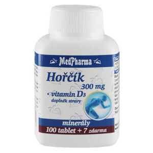 MEDPHARMA Hořčík 300 mg + vitamin D3 107 tablet, poškozený obal