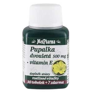 MEDPHARMA Pupalka dvouletá 500 mg + vitamín E 37 tobolek