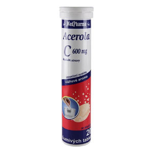 MedPharma Vitamin C 600 mg + Acerola tbl. eff. 20