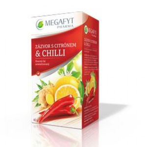 MEGAFYT Ovocný čaj se zázvorem, citrónem a chilli 20 x 2 g