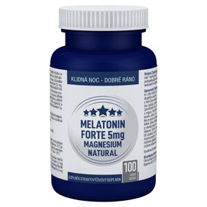 CLINICAL Melatonin forte 5 mg magnesium natural 100 tablet
