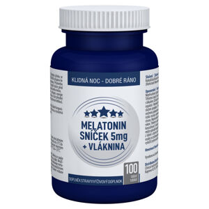 CLINICAL Melatonin sníček 5 mg + vláknina 100 tablet