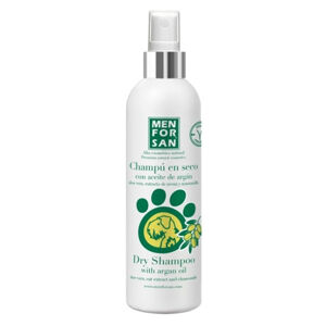 MENFORSAN Suchý šampon s arganovým olejem pro psy 250 ml