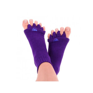 HAPPY FEET Adjustační ponožky purple velikost M