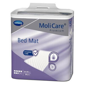 MOLICARE Bed Mat Inkontinenční podložka 8 kapek 60 x 90 cm 30 kusů, poškozený obal