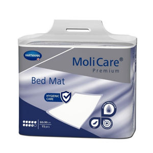 MOLICARE Premium Bed Mat Inkontinenční podložka 9 kapek 60 x 90 cm 15 kusů