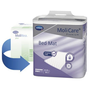 MOLICARE Bed Mat Inkontinenční podložka 8 kapek 60 x 90 cm 30 kusů