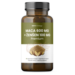 MOVIT ENERGY Maca 600 mg + ženšen 100 mg 90 kapslí