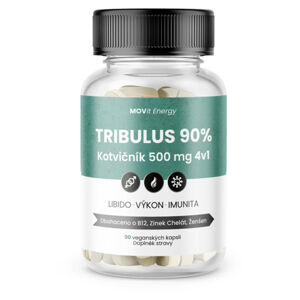 MOVIT ENERGY Tribulus 90% kotvičník 500 mg 4 v 1 90 kapslí