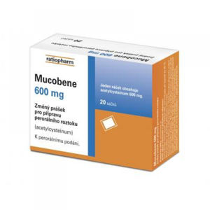 Mucobene 600 mg 20 sáčků