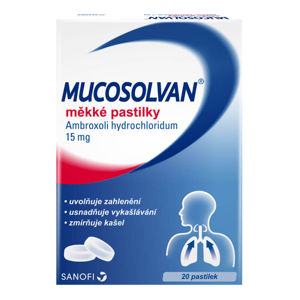 MUCOSOLVAN 15 mg 20 pastilek