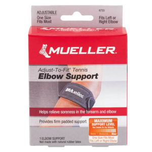 MUELLER Adjust-to-fit Tennis Elbow Support Pásek na tenisový loket 1 kus
