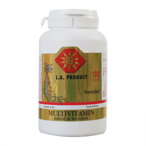 L.A.PRODUCT Multivitamin-minerál s ženšenem 100 tablet