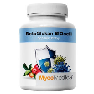 MYCOMEDICA BetaGlukan Biocell 90 veganských kapslí, poškozený obal