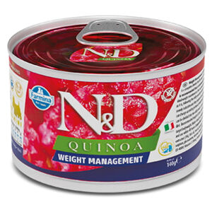 N&D Quinoa Weight Management Lamb & Brocolli pro malá plemena psů 140 g