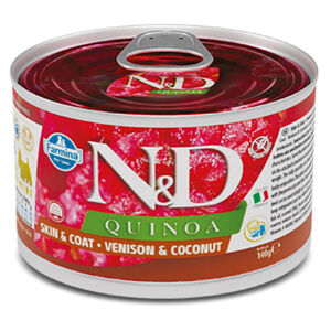 N&D Quinoa Venison & Coconut Adult Mini pro malá plemena psů 140 g