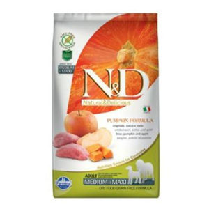 N&D GF Pumpkin DOG Adult M/L Boar & Apple 2,5 kg