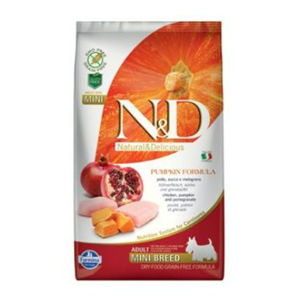 N&D GF Pumpkin DOG Adult Mini Chicken&Pomegranat 2,5 kg