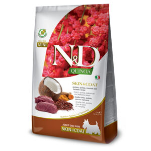 N&D Quinoa Skin & Coat Venison & Coconut Mini pro malá plemena psů 2,5 kg
