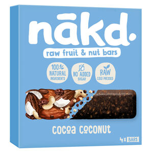 NAKD Cocoa coconut raw tyčinky z ovoce a ořechů s kokosem 140 g