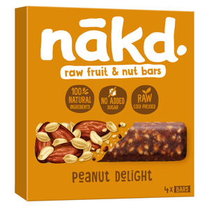 NAKD Peanut delight raw tyčinky z ovoce a arašídů 140 g