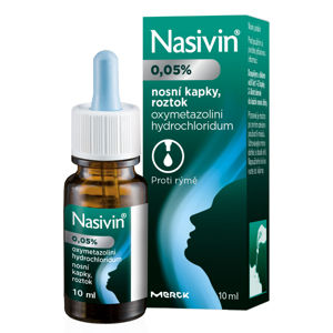 NASIVIN® 0,5% Nosní kapky, roztok 10 ml