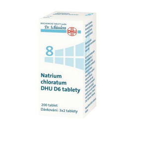 DR. SCHÜSSLERA Natrium chloratum DHU D6 No.8 200 tablet