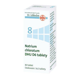 DR. SCHÜSSLERA Natrium chloratum DHU D6 No.8 80 tablet