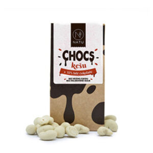 NATU Chocs kešu v 33% bílé čokoládě 190 g