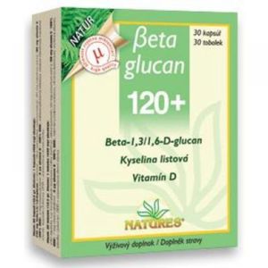 NATURES Beta glucan 120 + 30 tobolek