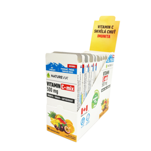 NATUREVIA C-MIX 500 mg BOX 10x 10 žvýkacích tablet
