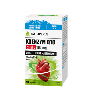 NATUREVIA Koenzym Q10 Cardio 100 mg 60 kapslí, poškozený obal