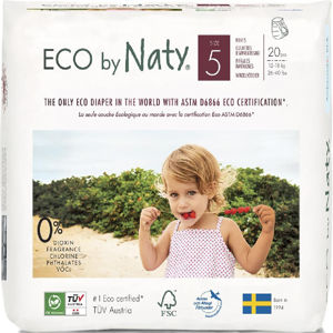 ECO BY NATY Natahovací plenkové kalhotky Junior 12 - 18 kg  20 kusů