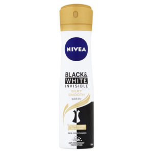 NIVEA Black & White Invisible Silky Smooth Sprej antiperspirant 150 ml