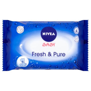NIVEA Baby Fresh & Pure Čisticí ubrousky 63 ks