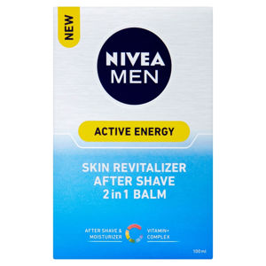 NIVEA Men Active Energy Revitalizační balzám po holení 2v1 100 ml