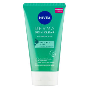 NIVEA Derma Skin Clear Čisticí pleťový peeling 150 ml