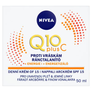 NIVEA Q10 Plus C Energizující krém proti vráskám Denní 50 ml, poškozený obal