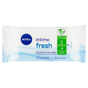 NIVEA Fresh Ubrousky pro intimní hygienu 15 ks