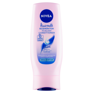 NIVEA Hairmilk Regeneration Pečující kondicionér pro normální vlasy 200 ml