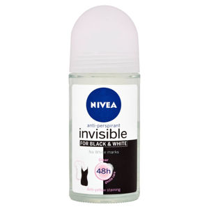 NIVEA Invisible for B&W Clear Kuličkový antiperspirant 50 ml