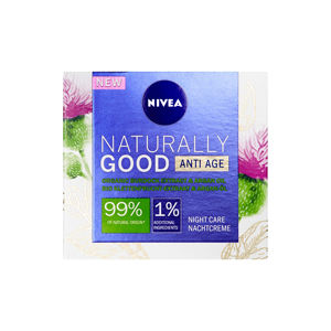 NIVEA Naturally Good  Noční krém proti vráskám 50 ml