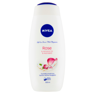 NIVEA Rose & Almond Oil Pečující sprchový gel 500 ml