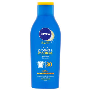 NIVEA Sun Protect&Moisture Hydratační mléko na opalování OF 30 200 ml