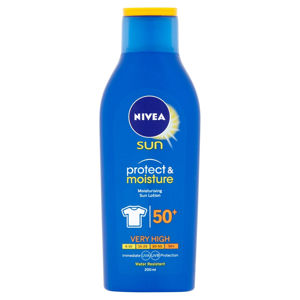 NIVEA Sun Procter&Moister Hydratační mléko na opalování OF 50+ 200 ml