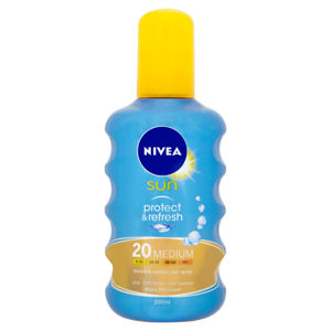 NIVEA Sun Protect & Refresh Neviditelný sprej na opalování OF 20 200 ml